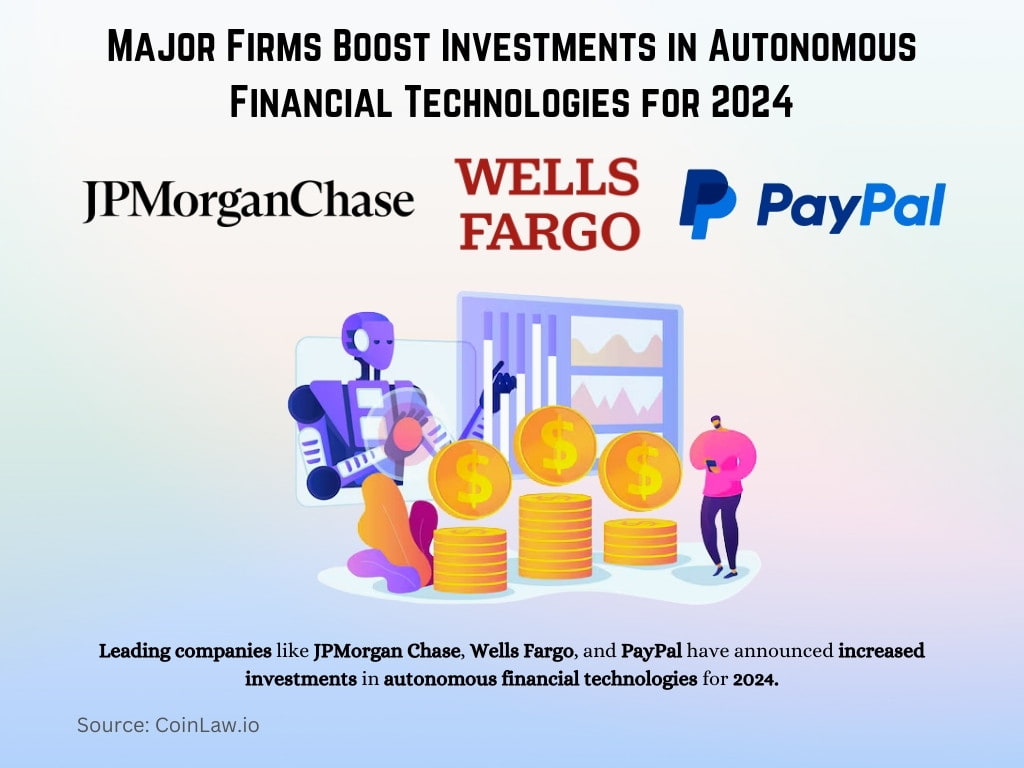 Major Firms Boost Investments in Autonomous Financial Technologies for 2024 Major Firms Boost Investments in Autonomous Financial Technologies for 2024