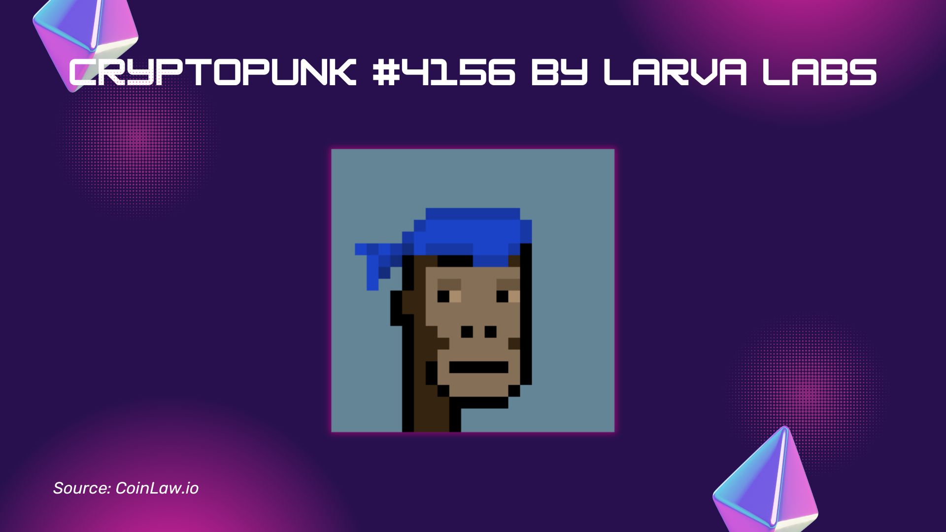 CryptoPunk #4156 by Larva Labs CryptoPunk #4156 by Larva Labs