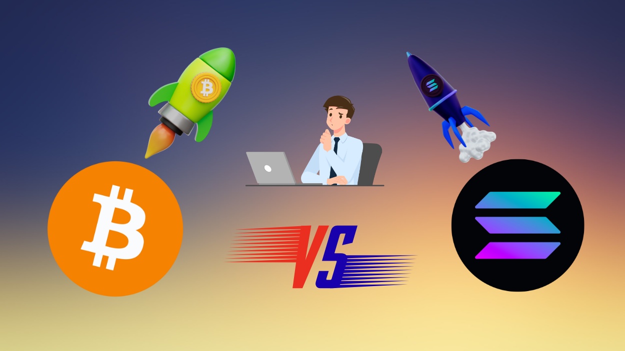 Bitcoin Vs Solana Statistics