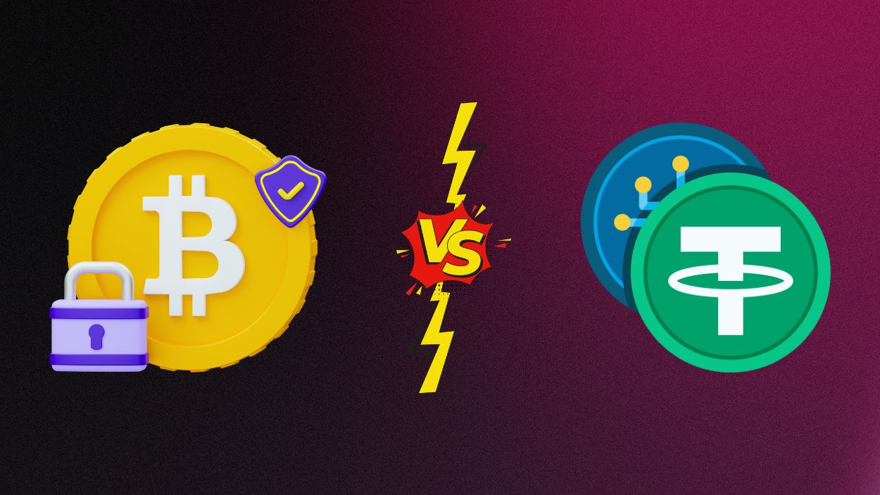Bitcoin vs. Tether Statistics 2025: Trading Volume, Adoption & Volatility Explored Bitcoin vs. Tether Statistics
